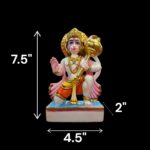 Dimensions of Composite marble Hanuman idol handcrafted in India