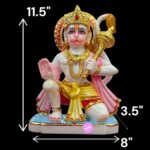 Dimensions of the Handcrafted Hanuman murti