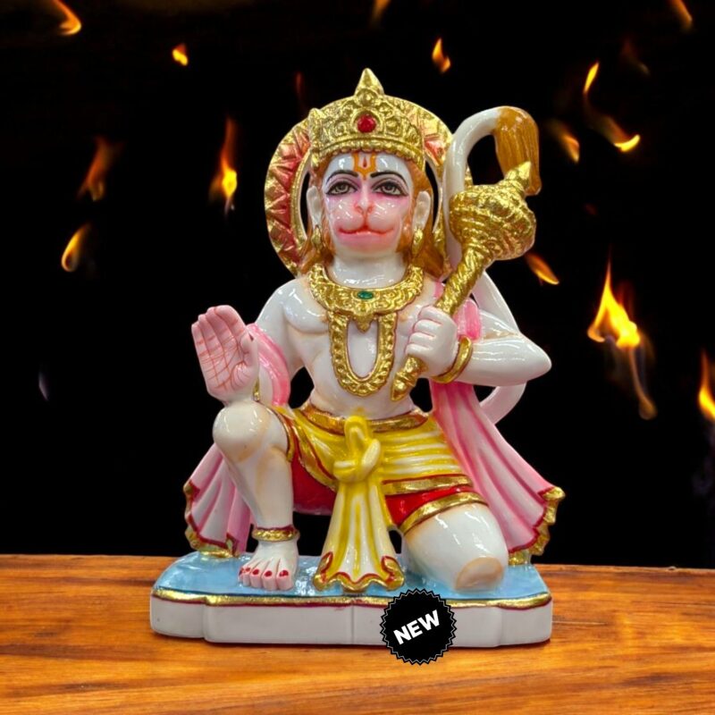 Hanuman Idol -11.5 inches | Composite Marble