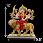 Sherawali Mata Idol - 12inch | Composite Marble - Image 2