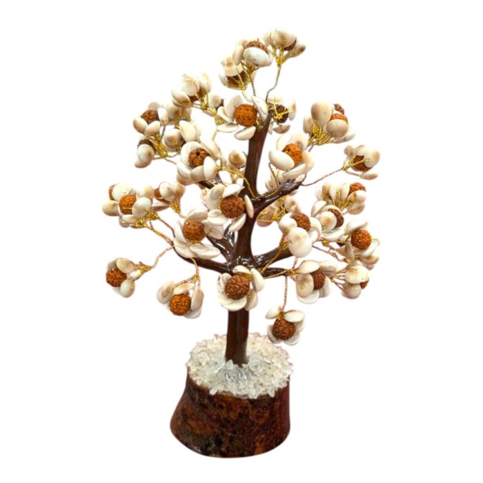 Photoroom-20250908_180425_1.jpg Rudraksha Gomti Chakra Beads Tree - Large - Image 2