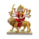 Sherawali Mata Idol - 12inch | Composite Marble - Image 4
