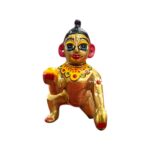 Laddu Gopal Size 3 Idol with colorful features