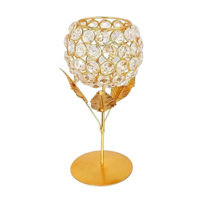 Set of 2 Crystal Tealight holder | Diwali Decoration