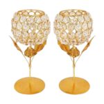 Set of 2 Crystal Tealight holder | Diwali Decoration