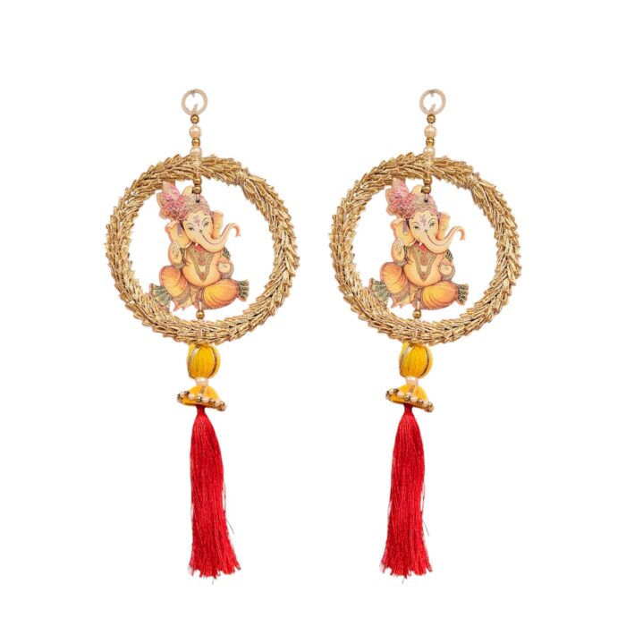 Pair of Ganesh Hangings for Diwali decor | Best Diwali decorations in Canada / USA