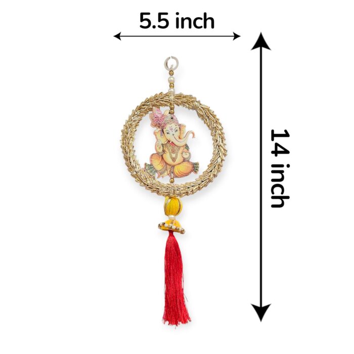 Dimensions of the Ganesh wall hanging for Diwali decor