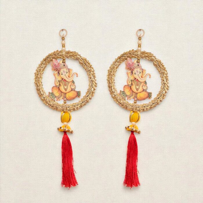 Pair of Ganesh wall Hangings for Diwali decor | Best Diwali decorations in Canada / USA