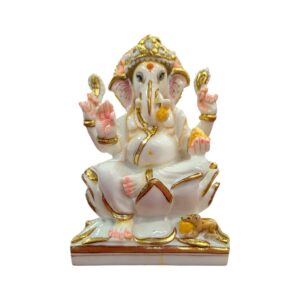 Closeup of the 7.5 inch Ganesha Idol