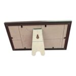 Gold plated frame with stand