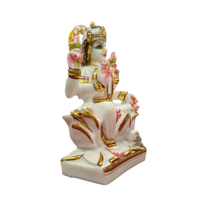 Side profile of Hindu Goddess Lakshmi idol for Diwali gift Canada USA