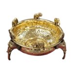 Heavy super fine brass urli