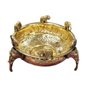 Heavy super fine brass urli