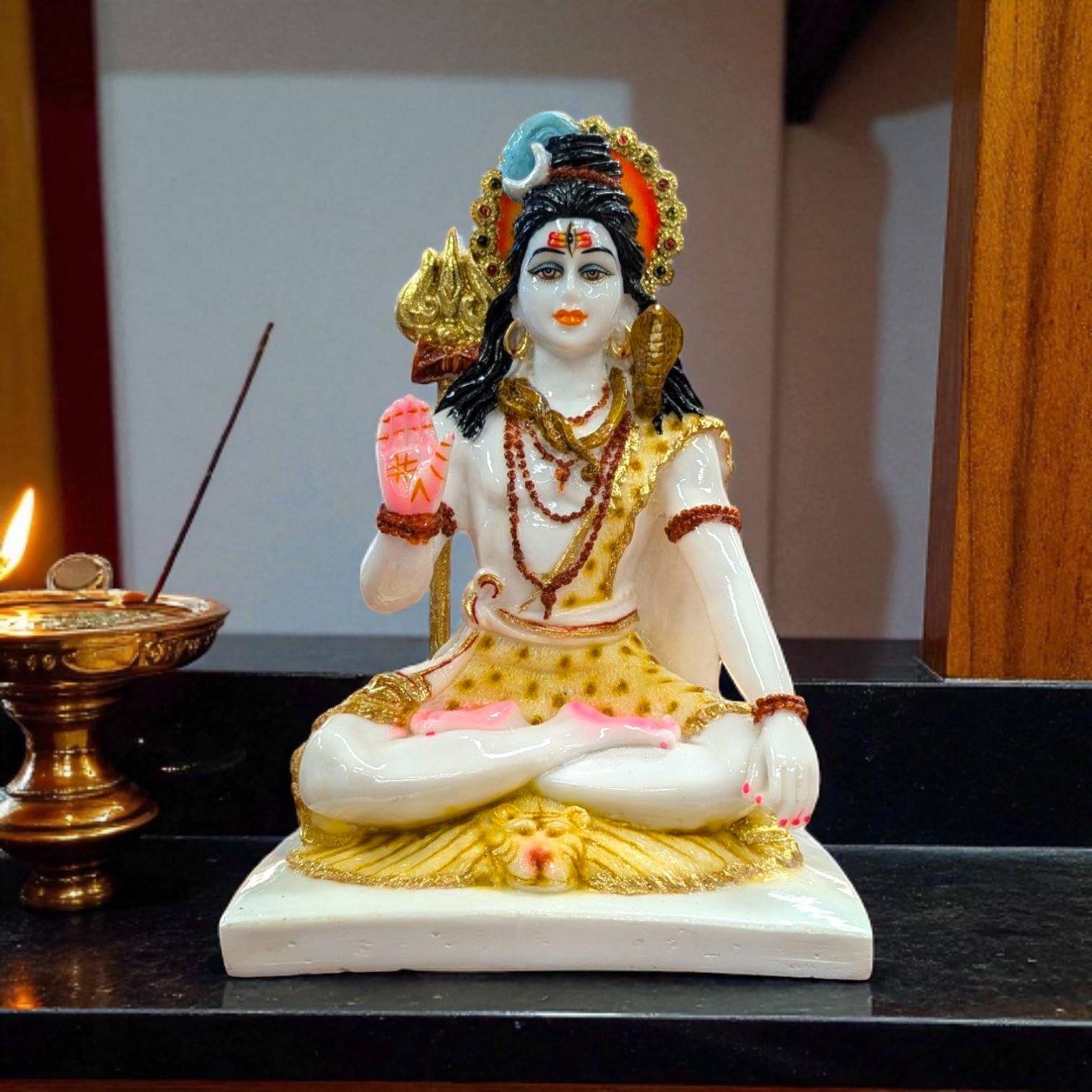 PXL_20250915_211727540 (2).jpg Shiva Idol - 13.5 inches - Image 1