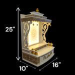 Dimensions for Puja Mandir for home