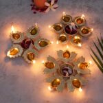 Lotus Urli Set - 3 Pc | Small Urli set | Diwali Decorations