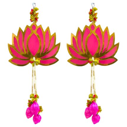 Set of 2 Lotus wall hanging | Diwali Decorations
