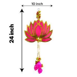 Dimensions of Large lotus wall hanging for Diwali