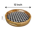 Dimensions of the small tray | Wooden serving tray set | Great Diwali Gift