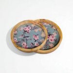 Set of 2 serving trays made out of mango wood with high gloss finish | Great Diwali gift