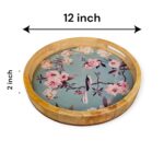 Dimensions of the small tray | Wooden serving tray set | Great Diwali Gift