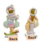 Back side profile view of Radha Krishna Statue