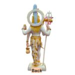 Back Side profile view of Marble Shiva Idol
