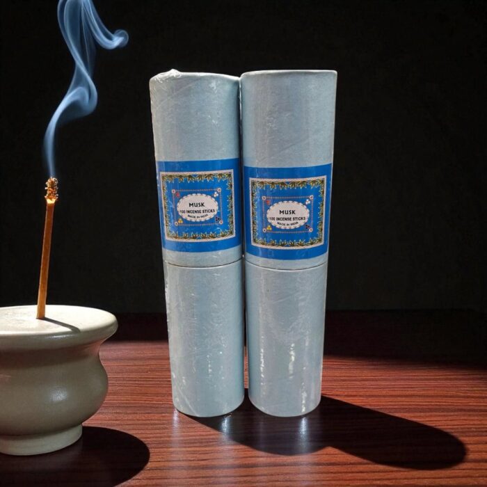 Musk incense sticks | Hand rolled Incense sticks from India | 200 sticks box