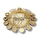 Dimensions of Urli Bowl with gold finish