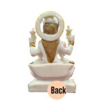 Back profile of Premium marble Lakshmi idol