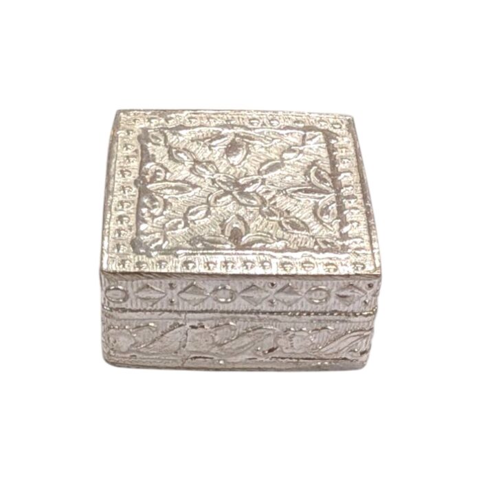 Silver Box - Square - Small | Chandi ki Dabbi