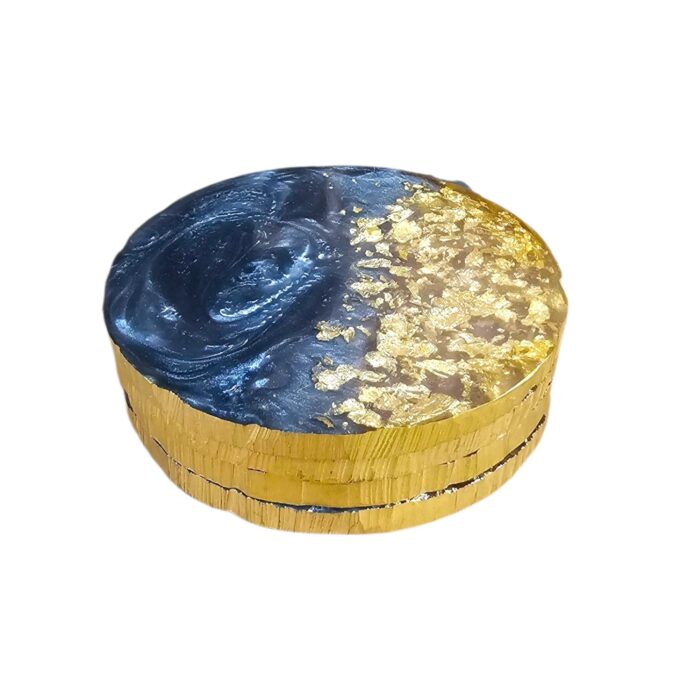 Resin coasters for coffee table - Set of 4