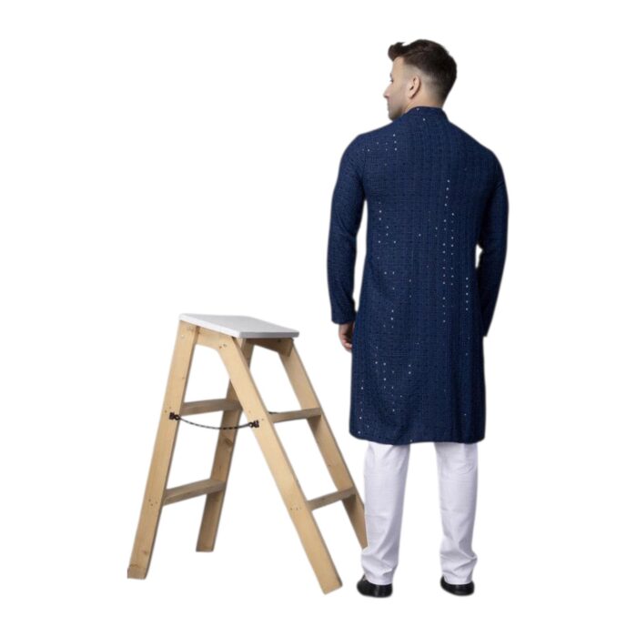 Back profile view of Party wear Kurta in Canada/USA