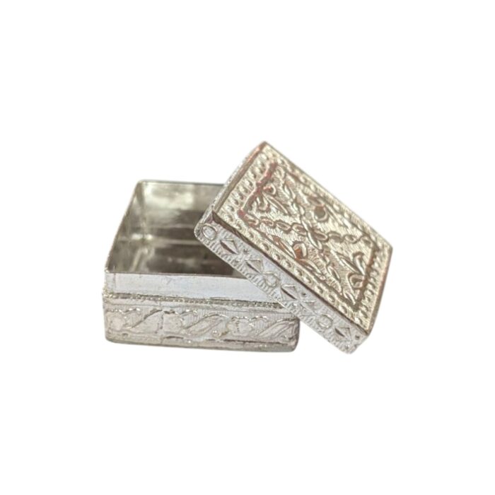 Silver Box - Square - Small | Chandi ki Dabbi