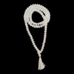Diamond cut Sphatik crystal Japa Mala with 108 beads
