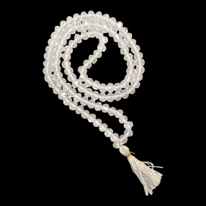 Sphatik crystal Japa Mala with 108 beads
