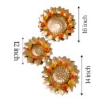 Dimensions of Large urli bowl set