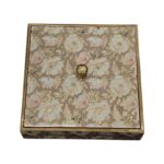 Top lid with stylish print and enamel coating