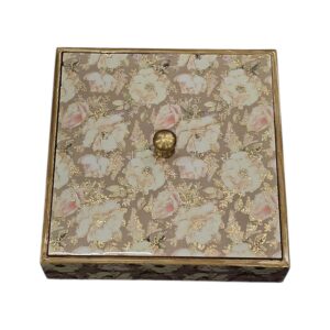 Top lid with stylish print and enamel coating