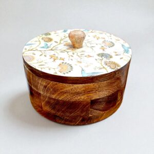 Wooden chapati holder used for waffles and breakfast at home | Indian Diwali Gift