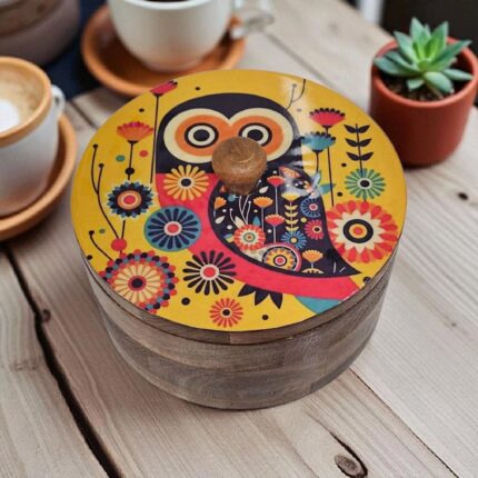 Handcrafted Wooden Roti Box | Indian Chapati Mexican Tortilla Holder