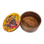 Indian Style Wooden Roti Box - Stylish gift for Diwali