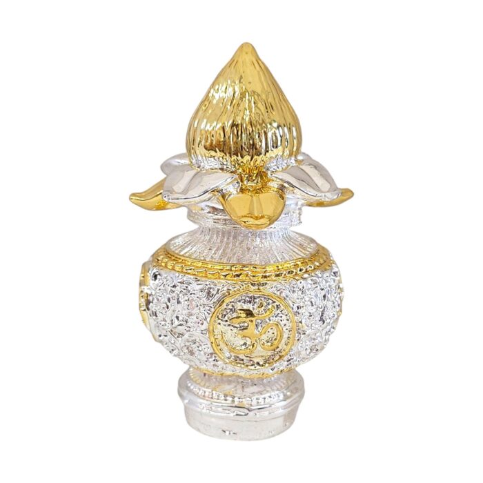 Auspicious Vastu Kalash - Pure Gold and Silver Plated | Dual tone finish - Image 6