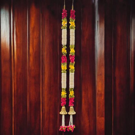 Pair of Decorative Artificial flower strings | Best Diwali Decor in Canada