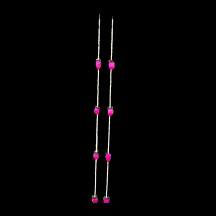 Stunning pair of lotus pearl strings - 60 inch length | Great Diwali Decorations