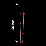 Dimensions of lotus pearl strings - 60 inch length | Best Diwali decor in Canada