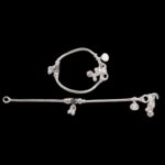 Pair of Pure Silver Anklet - 5 inch | Pure Silver Anklet for Baby