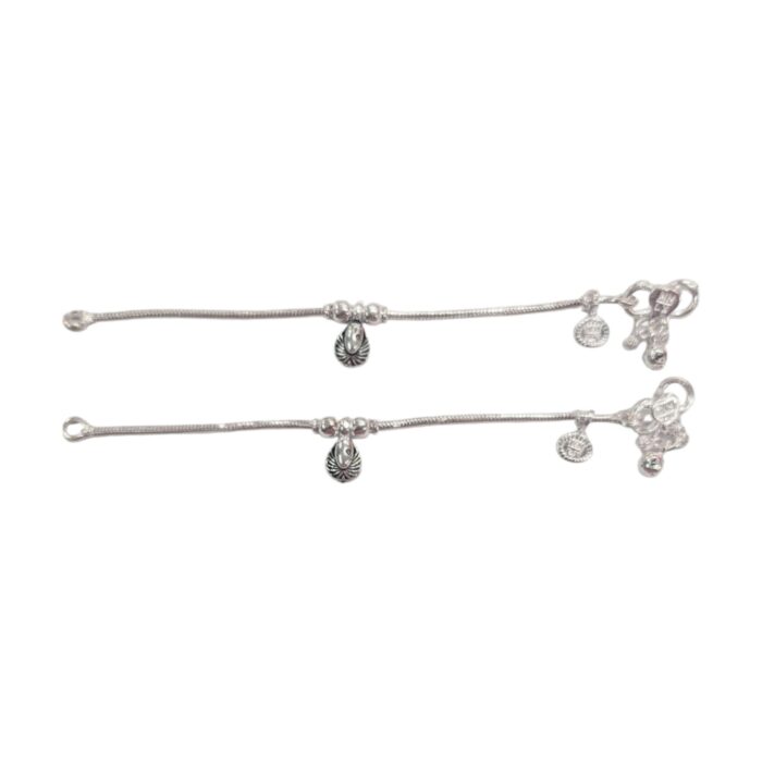 Dimensions of Pure silver anklets Dimensions of Pure silver anklets