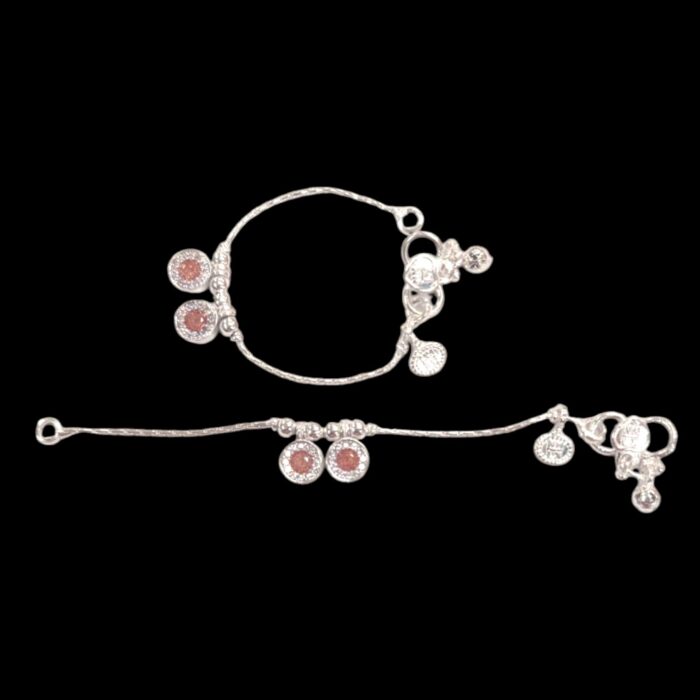 Pure Silver Anklet pair - 5 inch | Pure Silver Anklet for Baby Pure Silver Anklet pair - 5 inch | Pure Silver Anklet for Baby