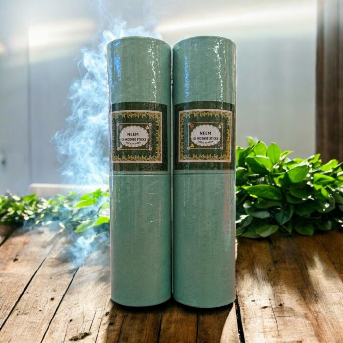 PXL_20251023_144421816 (1).jpg Incense Sticks - Neem | Hand rolled | Set of 2 Boxes with 200 Sticks - Image 1